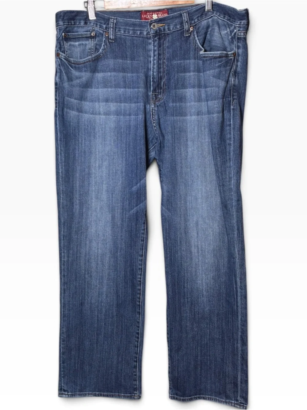 Lucky Brand 361 Vintage Straight Leg Jeans Blue Denim Size 38 x 30